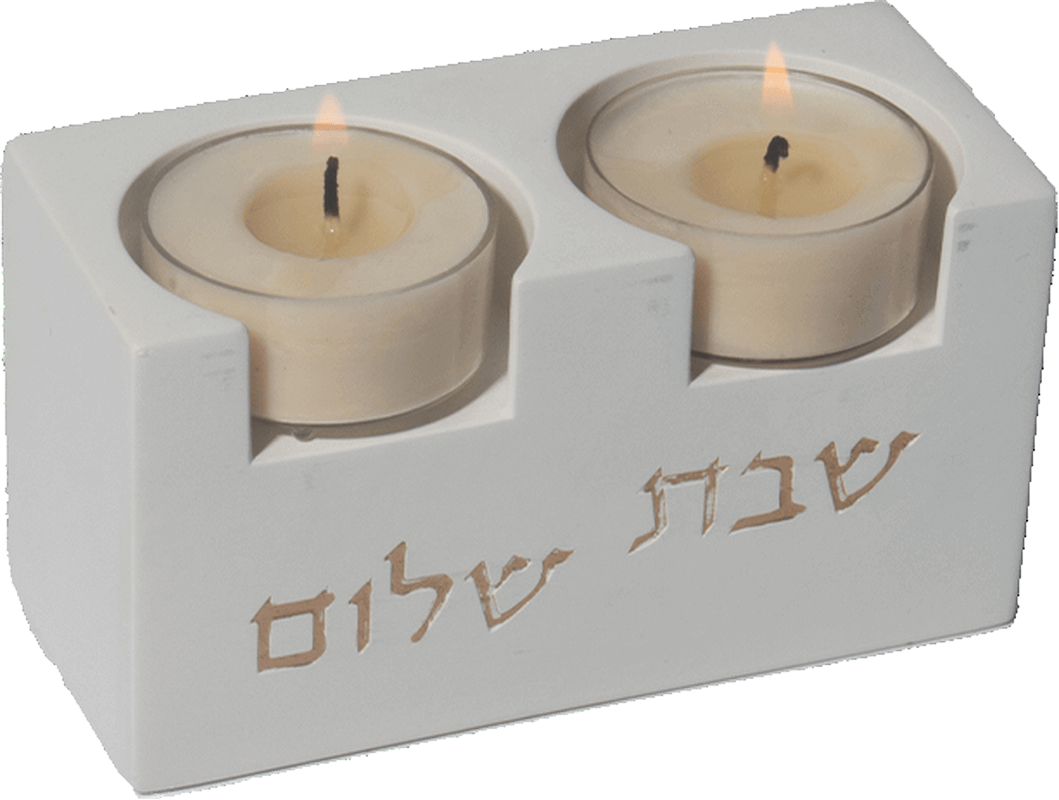 אפור בהיר שבת מוזהב