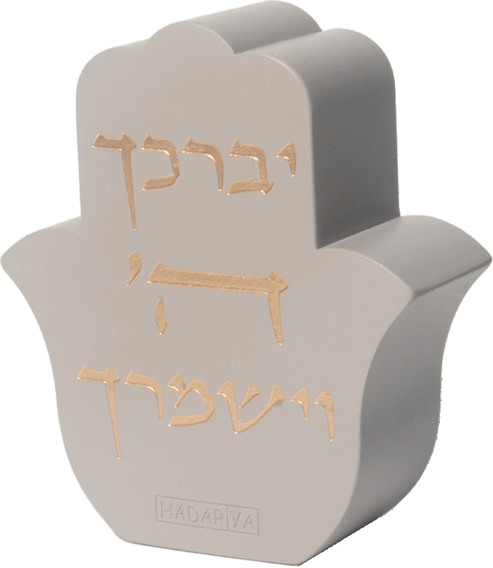 אפור חריטה מוזהבת