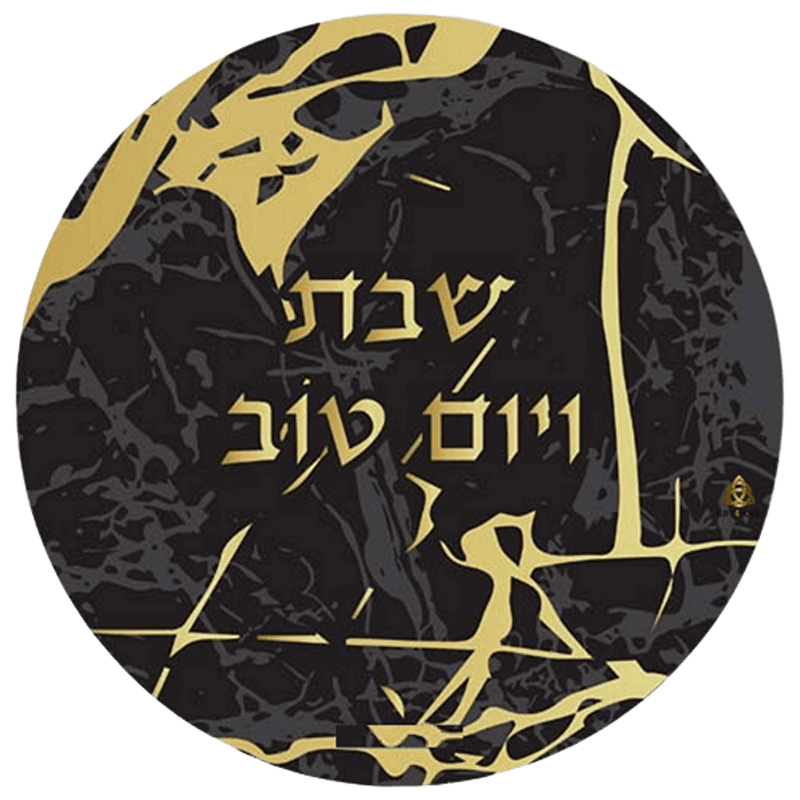 דמוי שיש שחור זהב 
