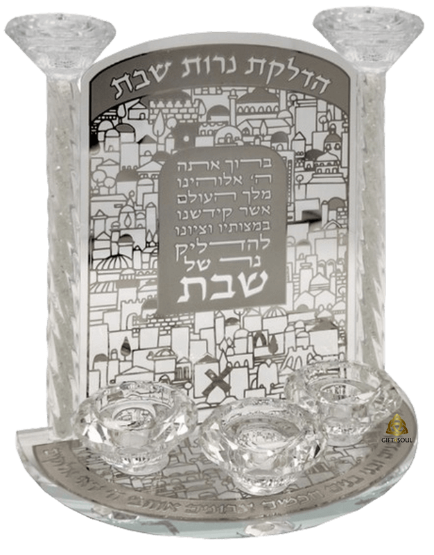 פמוט חמישייה קריסטל