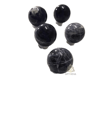 כדור סודולייט כדור קריסטל בינוני סודולייט טבעי 