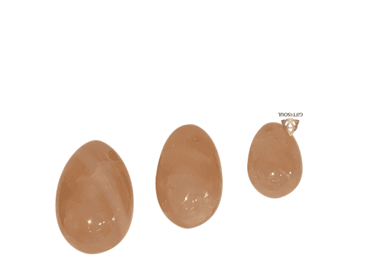 ביצי יוני רוז קוורץ גדלים שונים קטן בינוני גדול