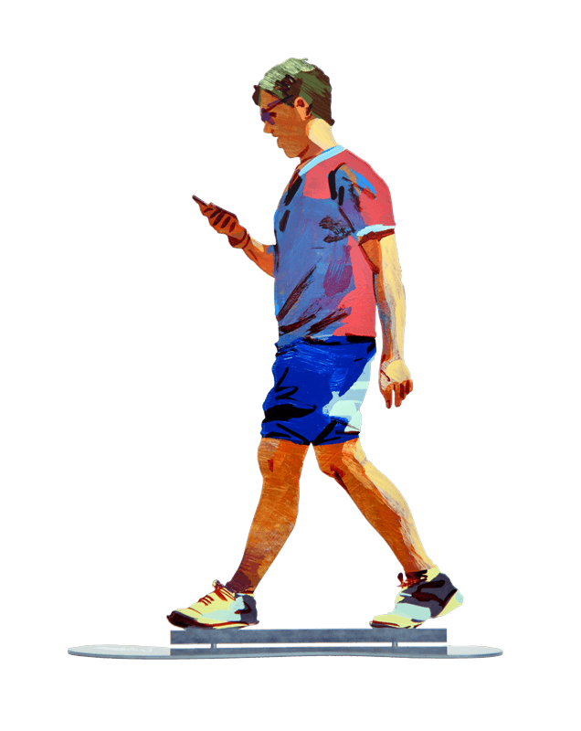 Walker With Sneakers