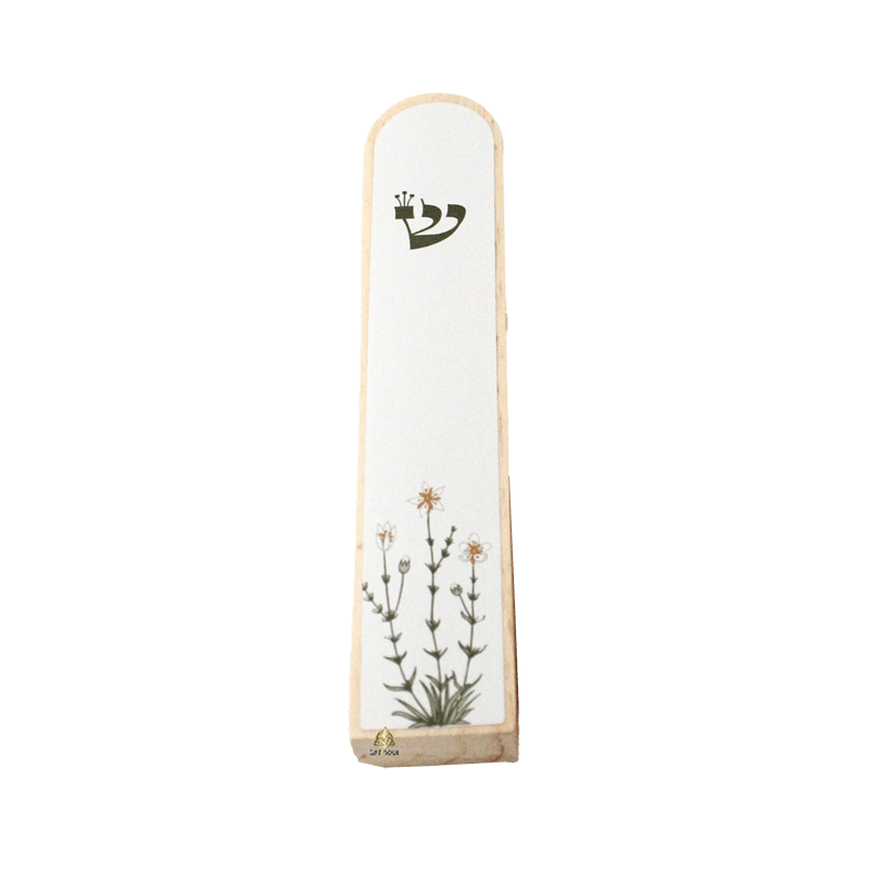 סט 6 בתי מזוזה פרח צהוב לבן