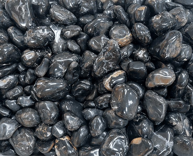 אוניקס שחור  (Black Onyx)אבן קריסטל  קמע לשמירה והגנה ונטרול אנרגיות שליליות