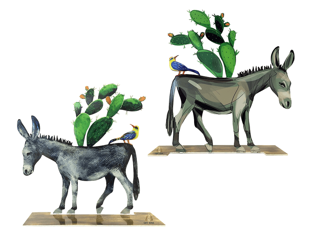 דוד גרשטיין David Gerstein דגם יצירה חמור ישראלי Israeli Donkey