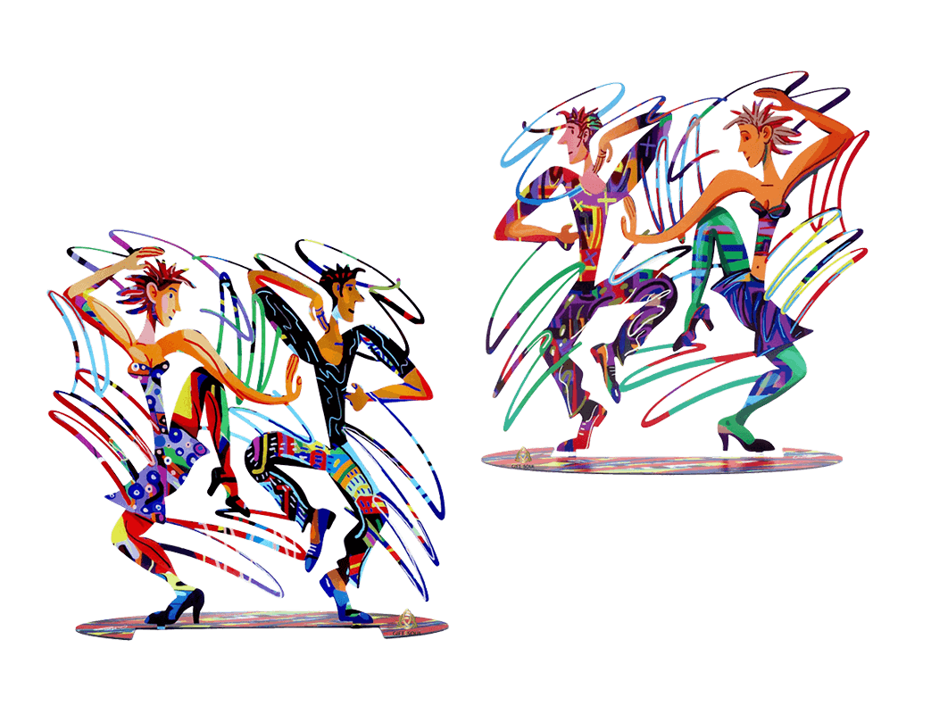 דוד גרשטיין David Gerstein דגם יצירה טוויסט Twisters סדרת רקדנים