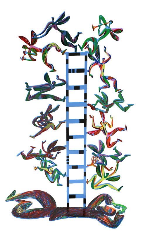 דוד גרשטיין David Gerstein דגם יצירה סולם יעקב Jacobs Ladder