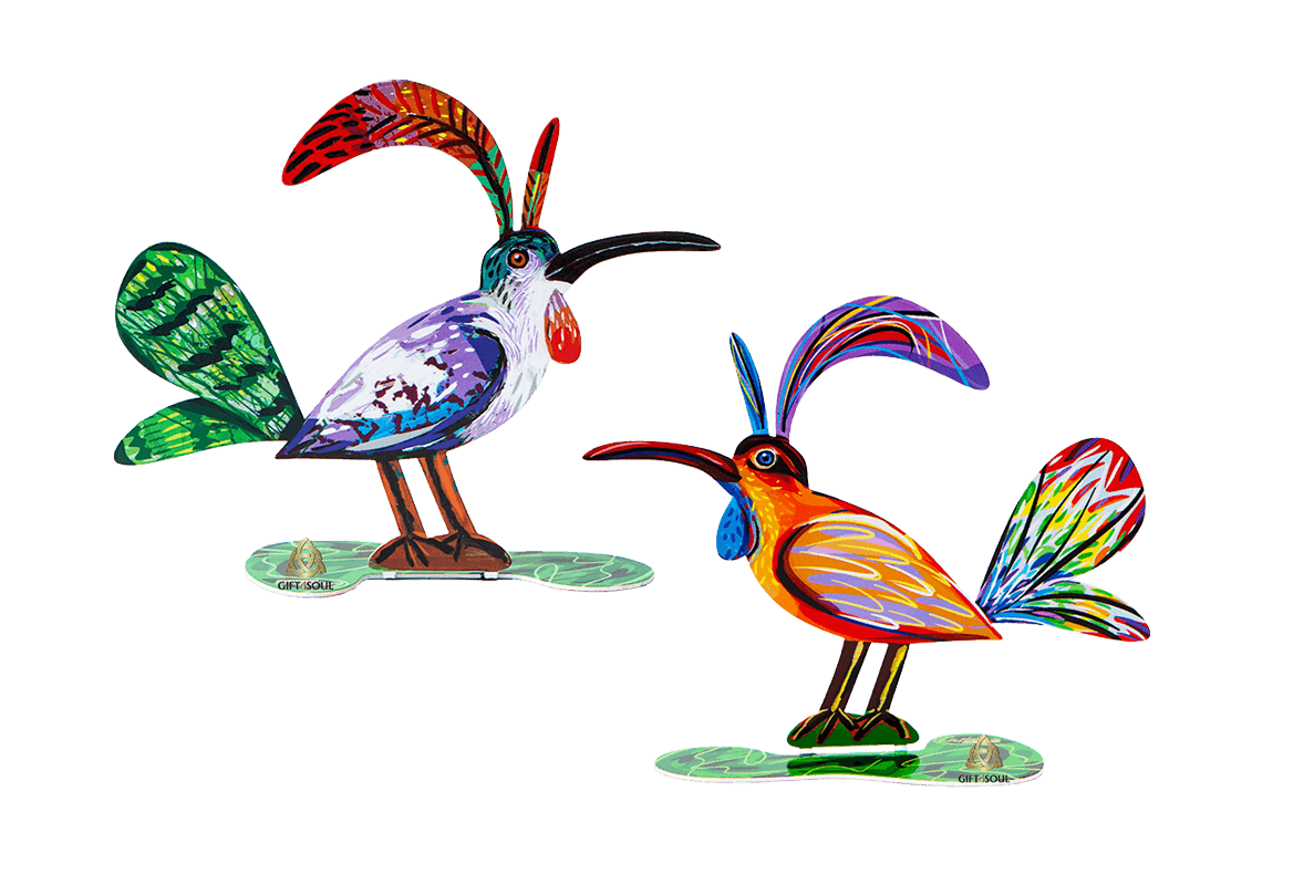 דוד גרשטיין David Gerstein דגם יצירה ציפור גאה Gay Bird
