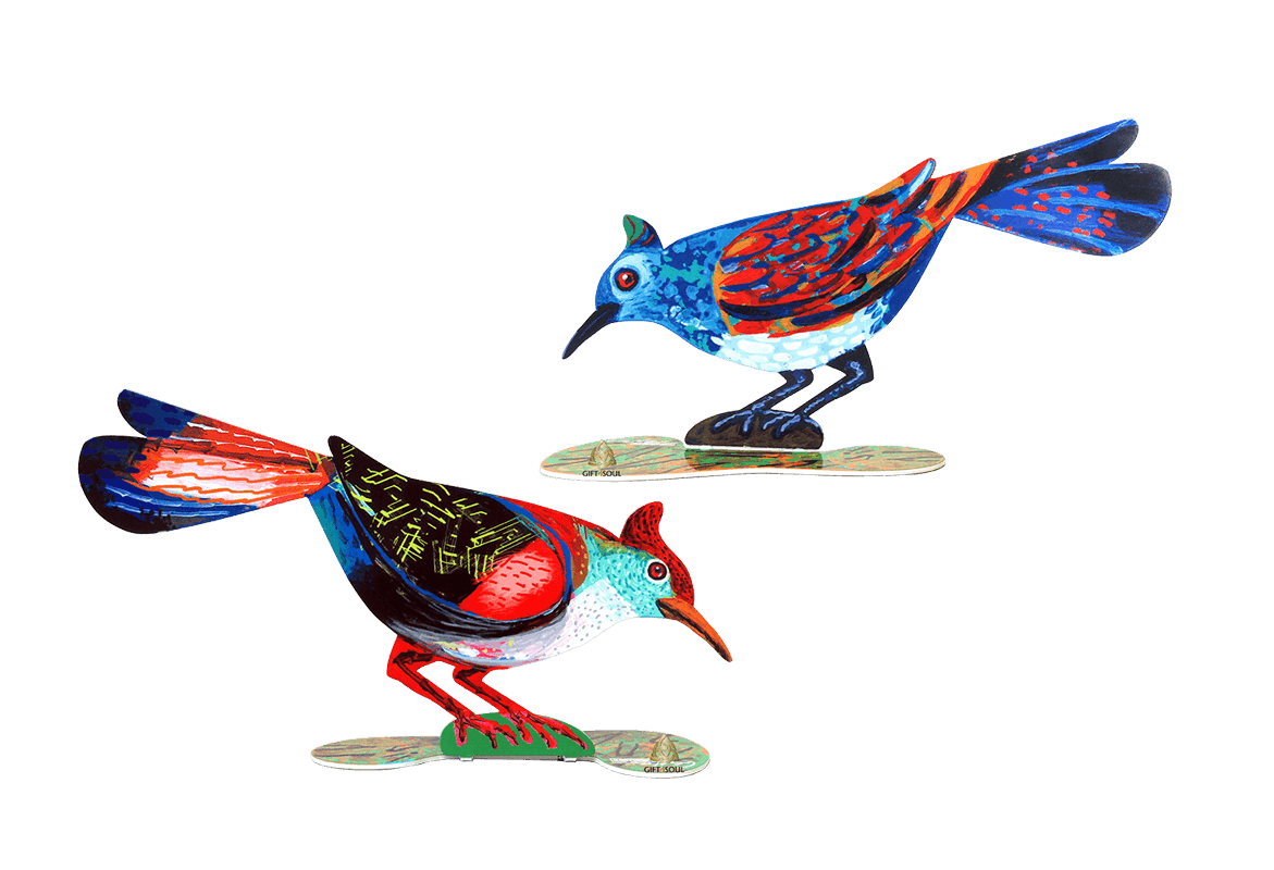 דוד גרשטיין David Gerstein דגם יצירה ציפור מחוננת Gifted Bird