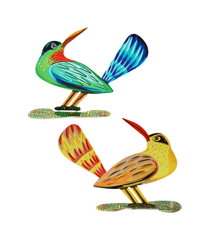 דוד גרשטיין David Gerstein דגם יצירה ציפור מנצחת Winning Bird