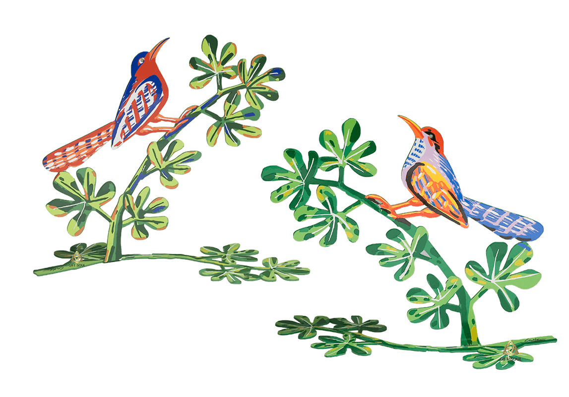 דוד גרשטיין David Gerstein דגם יצירה ציפור שיר Song Bird