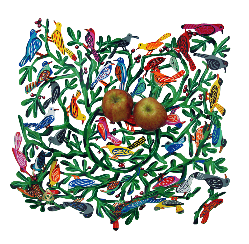 דוד גרשטיין David Gerstein דגם יצירה קערת ציפורי העולם Birds of The World
