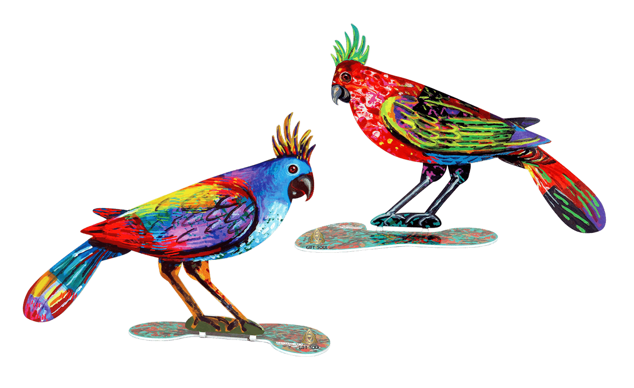 דוד גרשטיין David Gerstein דגם ציפור גנדרנית Stylish Bird