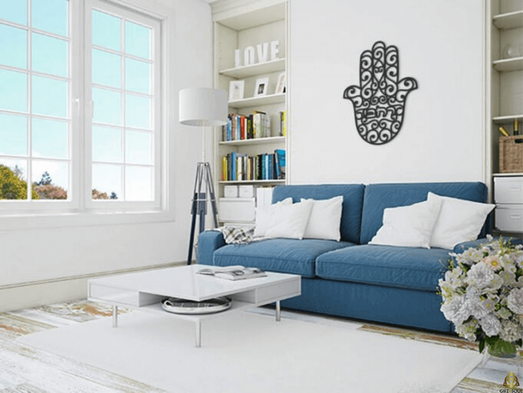 חמסה מעוצבת בהתאמה אישית חמסה לקיר עם ברכה והקדשה