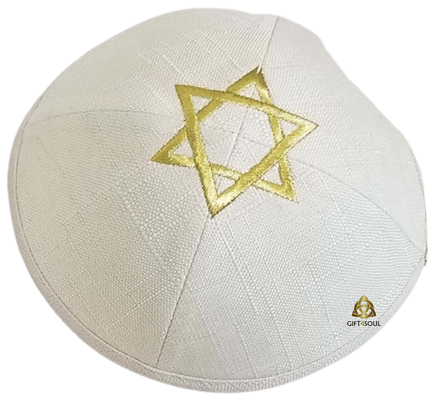לבן מגן דוד זהב 
