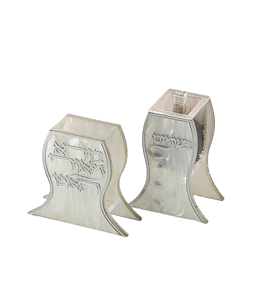 פנינה כיתוב מוכסף