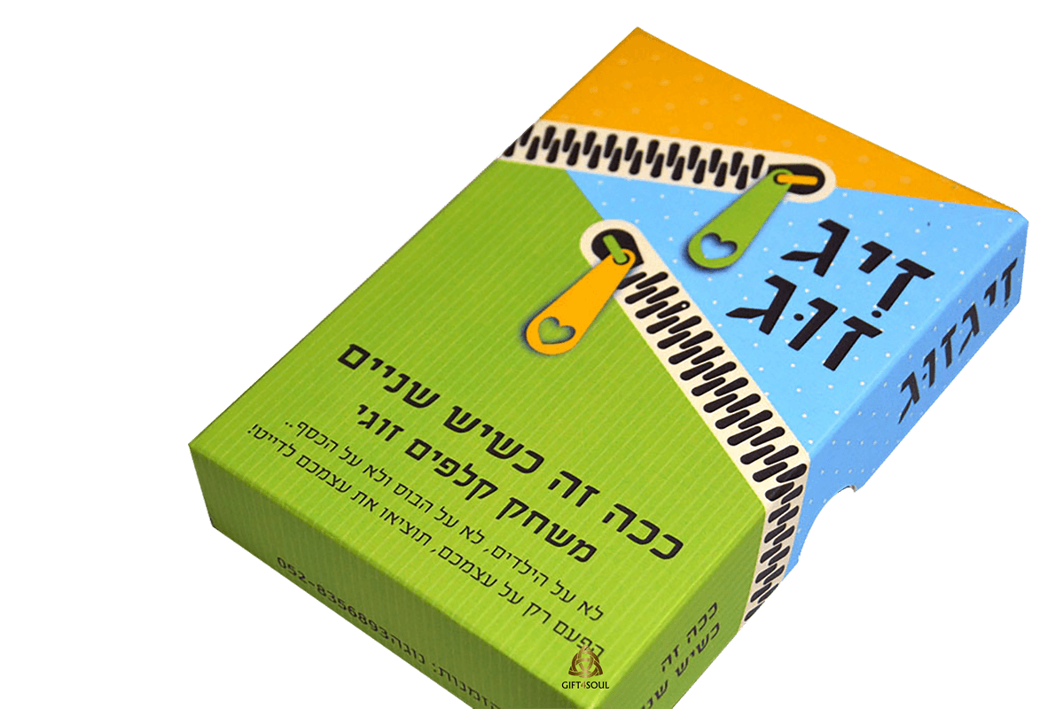 ערכת משחק קלפי זיגזוג קלפי זוגיות להעלאת המודעות הזוגית נוגה דודסון