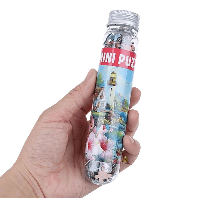 פאזל אישי במבחנה מתנה מקורית ממותגת בעיצוב אישי מתנה מדליקה לכל אירוע ללקוחות לעובדים