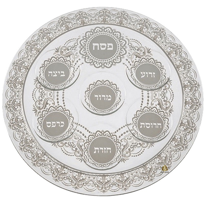 מנדלה אוריניאלי רקמה אפורה