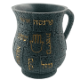 AV5203 נטלה פולי צבע ירוק כיתוב זהב