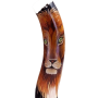 שופר קודו אריה מרהיב ציור עבודת יד