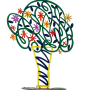 דוד גרשטיין David Gerstein דגם יצירה זר ירוק Green Bouquet צד1