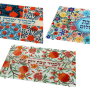 DOIZZ27 9 T  מגש חלה לשבת ויום טוב זכוכית מחוסמת ורגלי נירוסטה