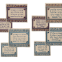 EMTBD TFD T כיסוי לטלית ותפילין סט טלית תפילין רקמה צבעונית מבד פשתן 