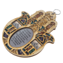 MATIS598  2  חמסת עץ ברכת הבית חומות ירושלים שילוב קריסטלים