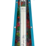 SL431BN בית מזוזה זוג יונים עם כלי לשמירת שברי כוס החופה כחול