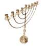 נחושת חנוכייה מעוטרת גמבו גבוהה 90 סמ נחושת