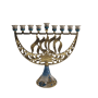 VVHE0004 חנוכייה מרשימה מצופה אימייל חנוכה צד אחורי 