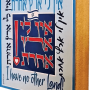  אלומניום על בלוק מעץ משפטים מחזקים אין לי ארץ אחרת DOABZZ18