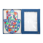  אמייל גדולה ציפוי לכה דגם ציפורים ושלום בעברית ואנגלית לקישוט על הקיר EM000SHE22  2 