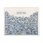  אפיקומן לפסח רקמה מלאה ירושלים כחולEMAMCZZ12