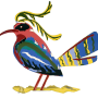  גרשטיין David Gerstein צד א ציפור בית לחם Beth Lehem Bird