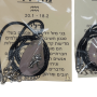 ותליון מזלות עם קריסטל ובמרכז דגם מזל מוכסף AR000512