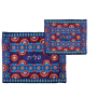  לטלית ירושלים רקמה מלאה כסוף פסי תכלת וכסףEMTBBZZ4S