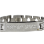 כסף רצועה עם חלילים חלולים שמע ישראל  לגברים ונערים   4 