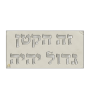  מהודרת לברית דמוי עור עם אותיות בולטות  זה הקטן גדול יהיה במוכסףAJ66858 1