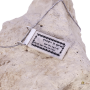  מלבני לאורך מכסף ואבן ירושלמית חריטת ליזר ומעוטרת במסגרת שחורה וכיתוב יברכך ה וישמרך  AJSA1961   2 