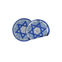  נייר איכותיות שבת שלום מגן דוד מעוצבת רב שכבתית פריסה