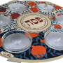  סדר פסח מתכת דגם ריבועי רימונים  DOPKZZ19A
