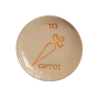 צלוחיות ברכות ראש השנה מעוצב עם סימני ברכות אנגלית עברית גזר