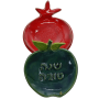  צלוחיות תפוח ורימון וצנצנת דבש מתנות חברתיות MR00011ZZ9