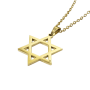 שרשרת+תליון ציפוי זהב