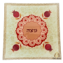 צלחת מצות מנדלה בורדו